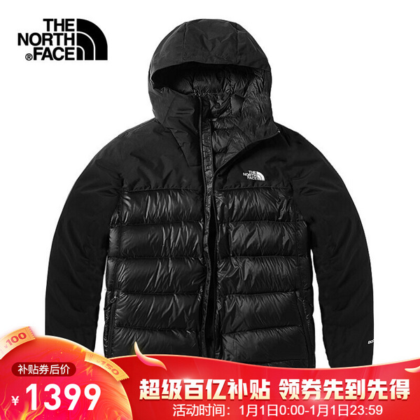 1日0点2020新款thenorthface北面男士800蓬防泼水保暖羽绒服4n9x