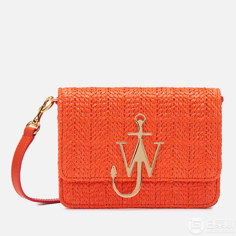 19新款，JW ANDERSON Logo mini 女士真皮单肩包免费直邮到手1892元