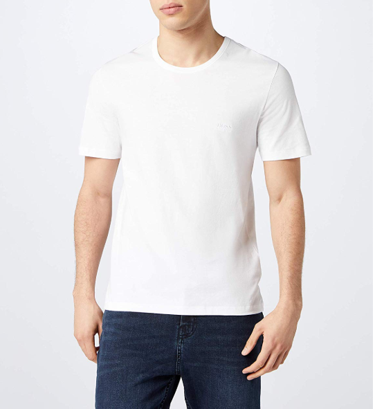 销量第一，BOSS Hugo Boss 雨果·博斯 男士纯色纯棉短袖T恤3件装50325388190元（可3件92折）