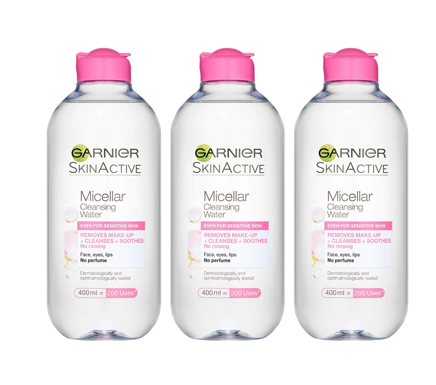雙11預(yù)售，Garnier 卡尼爾 3合1卸妝潔膚爽膚水 400ml*2件裝59元包稅包郵（定金￥10）
