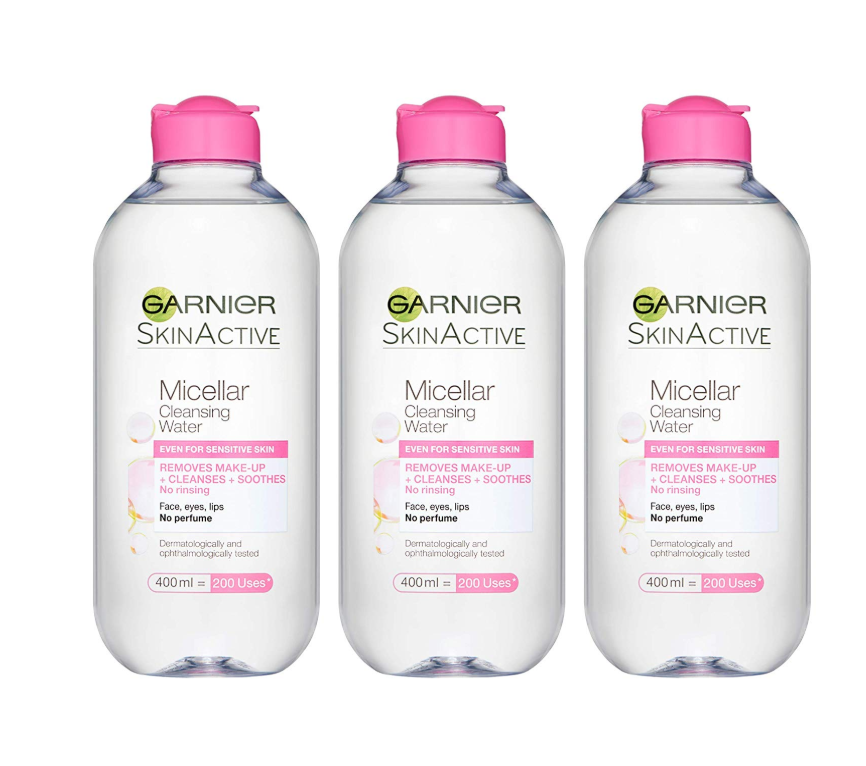 <span>白菜！</span>PRIMEDAY特价，Garnier 卡尼尔 3合1卸妆洁肤爽肤水 400ml*3件装新低76.72元（折合28.94元/瓶）