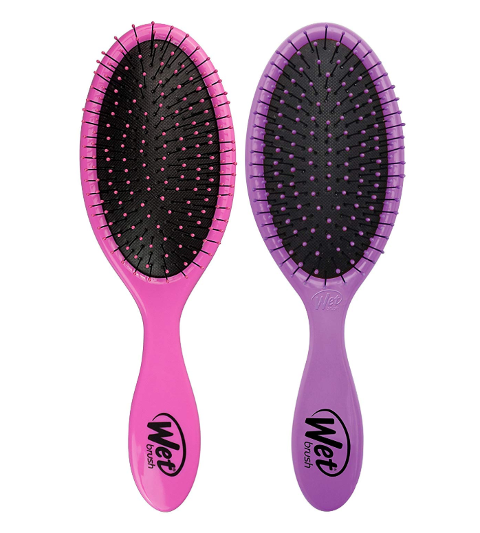 美国进口，The Wet Brush 大号经典神奇湿发梳气囊梳 粉色+紫色 2个装75.44元（PRIME会员额外7折）