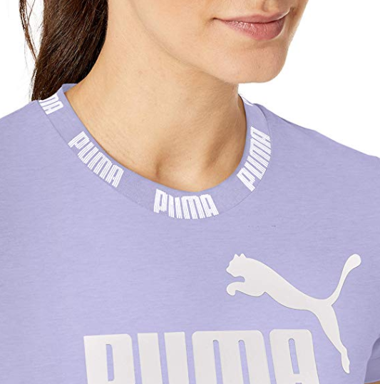 限L码，PUMA 彪马  logo短款女子短袖T恤87.08元