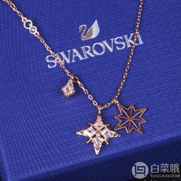 SWAROVSKI 施华洛世奇 SYMBOL 八芒星雪花项链   5494352252元包邮包税（需10元定金）