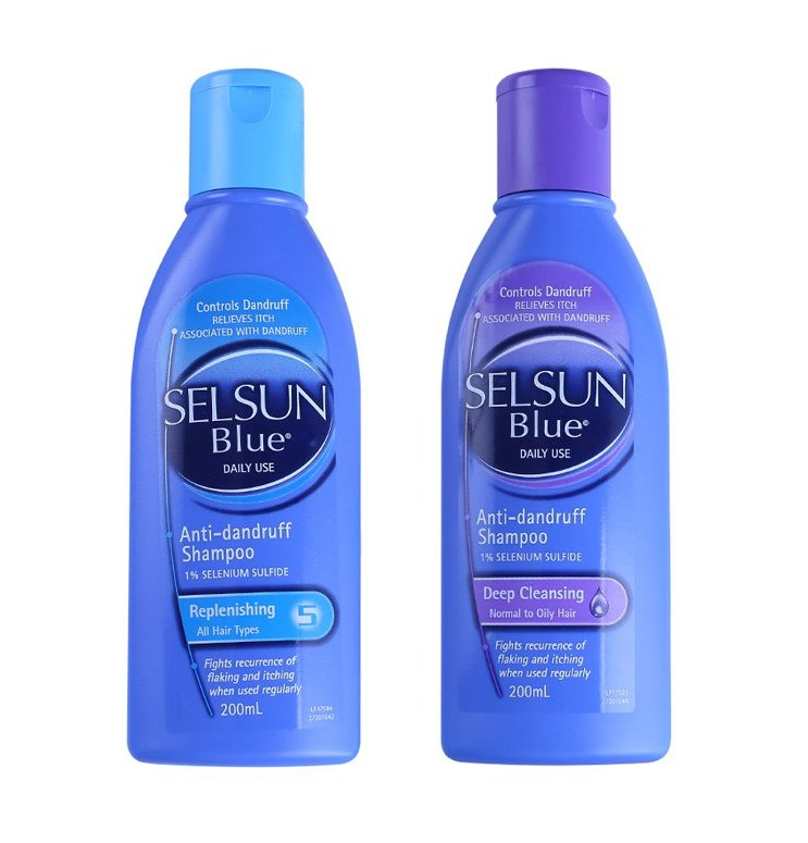27日0点开始：Selsun Blue 去屑止痒洗发水 200ml*2瓶*3件 (蓝盖/紫盖)162元包税包邮（27元/瓶）