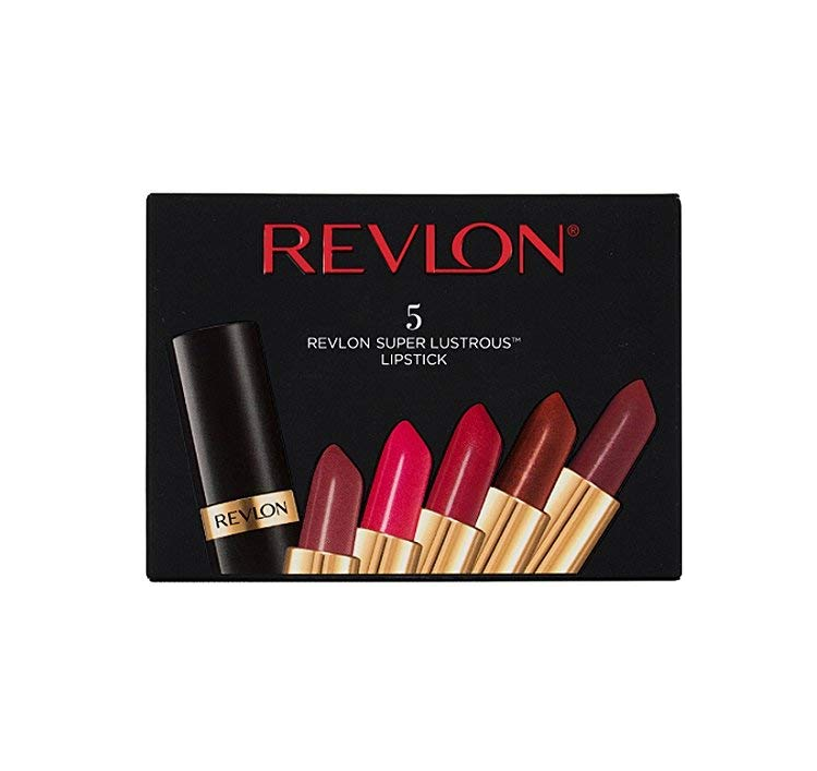 Revlon 露华浓 Super lustrous系列 经典黑管唇膏口红 5支套装新低136.29元