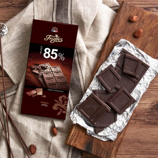 Truffles 德菲丝 85%/90%可可黑巧克力 100g*10块69元