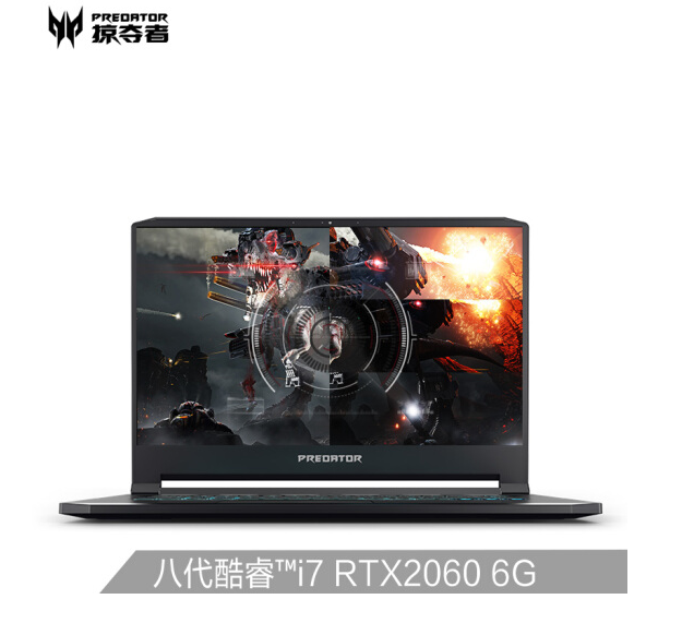 1日0点，降2000元！Acer 宏碁 Predator 掠夺者 刀锋500 15.6英寸游戏本（i7-8750H/16G/512G/RTX2060/144Hz）新低8999元包邮（需预约）