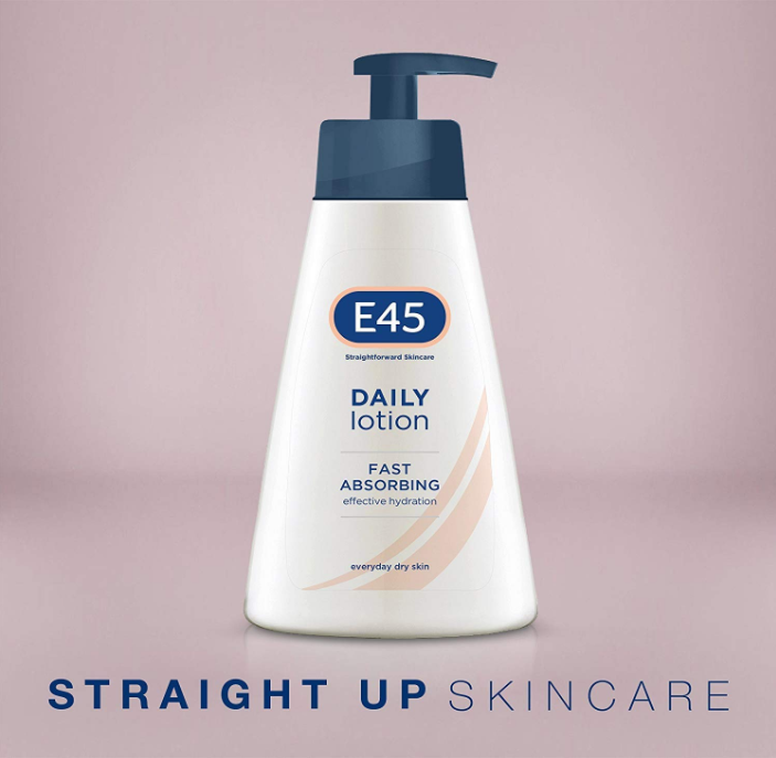 英国干性肌肤护理专家，E45 每日保湿滋润身体乳 400ml*5瓶装140.89元