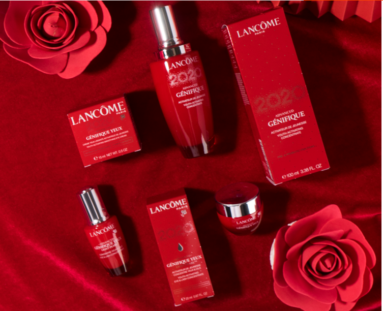 2020中国新年红限量版！LANCOME 兰蔻 小黑瓶 肌底精华发光眼霜 15ml +送15ml520元包邮(买15ml送15ml)