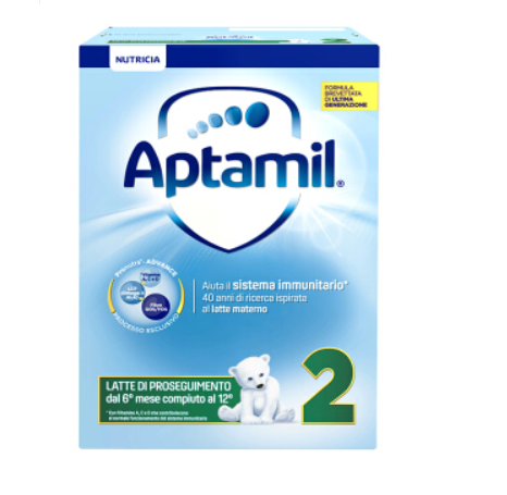 意大利进口，Aptamil 爱他美 婴幼儿奶粉 2段 700g53.46元