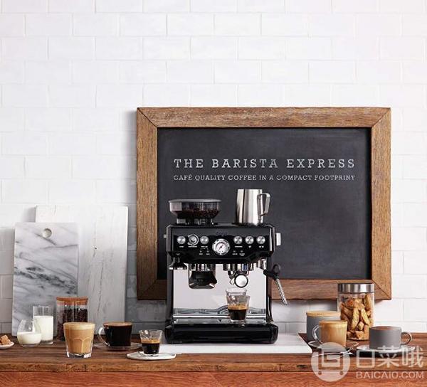 Sage 带磨豆器 半自动咖啡机 SES875 1700W新低2833.64元