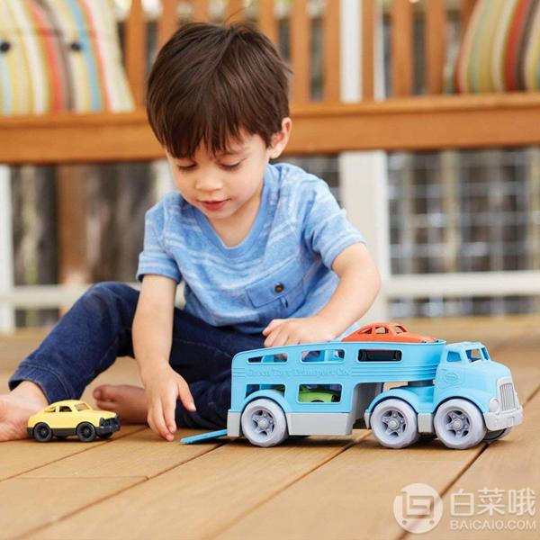 单件包邮，Green Toys 双层运载卡车玩具 Car Carrier新低85.81元