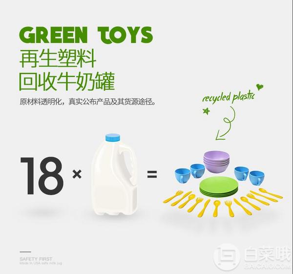 国际免邮月，Green Toys 过家家茶具17件套装新低90.8元