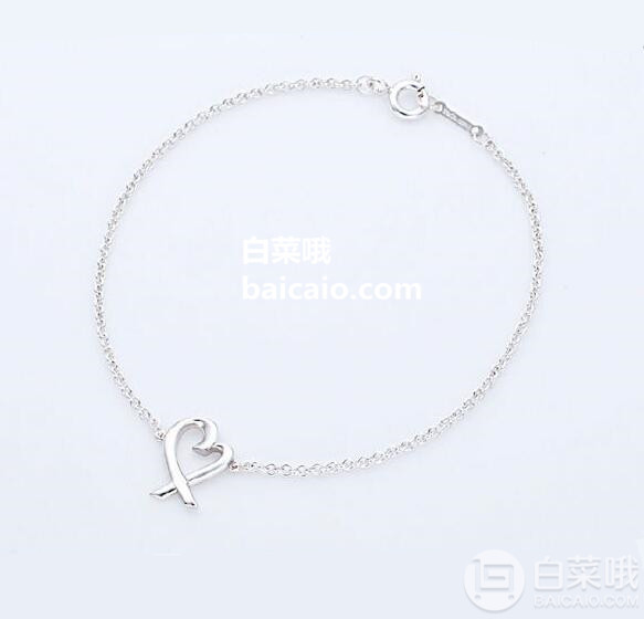 Tiffany & Co 蒂芙尼 帕洛玛∙毕加索爱心 中号纯银手链  336455111123元