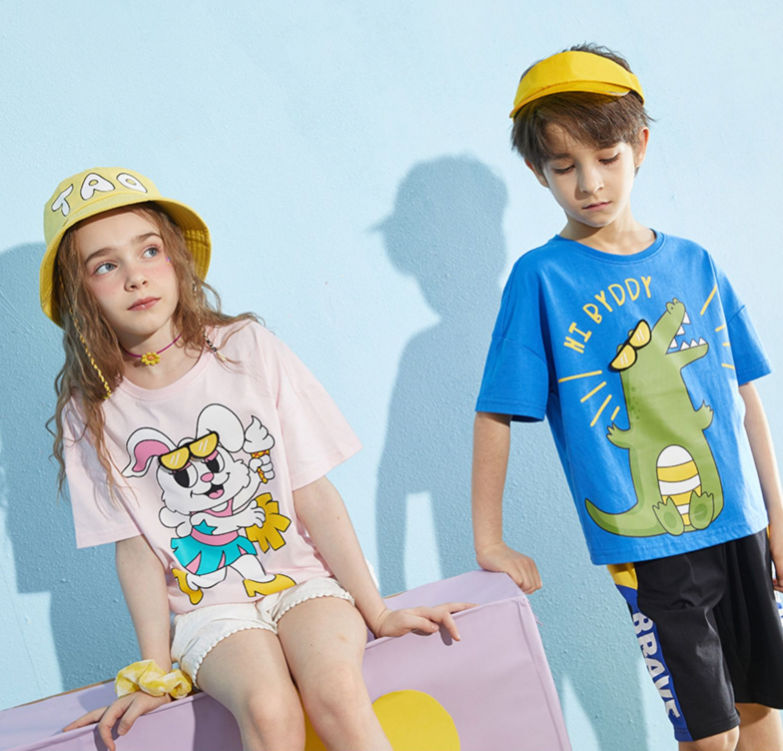 巴拉巴拉旗下，巴帝巴帝 2020年夏季新款儿童纯棉防蚊短袖T恤 110~160cm39.9元包邮（需领券）