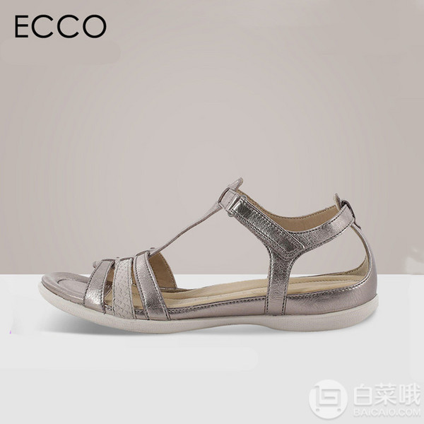 ECCO 爱步 Flash 闪耀系列 女士真皮休闲露趾凉鞋 240873370.30元