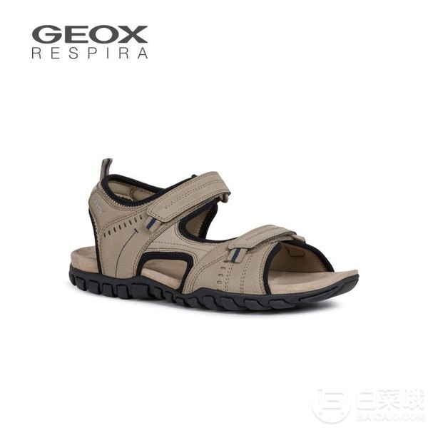 2020夏季新款，GEOX 健乐士 男士透气沙滩鞋凉鞋 U4224A/U02Q2B新低287.34元