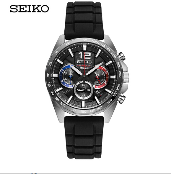 16日0点，SEIKO 精工 Chronograph计时系列 男士三眼石英手表 SSB347P1新低840元包邮