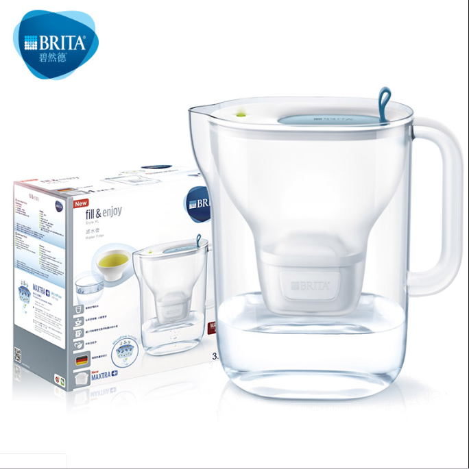 0点开始，BRITA 碧然德 Style设计师系列 滤水壶 3.5升（1壶6芯）269元包邮（需领券，限前1小时）