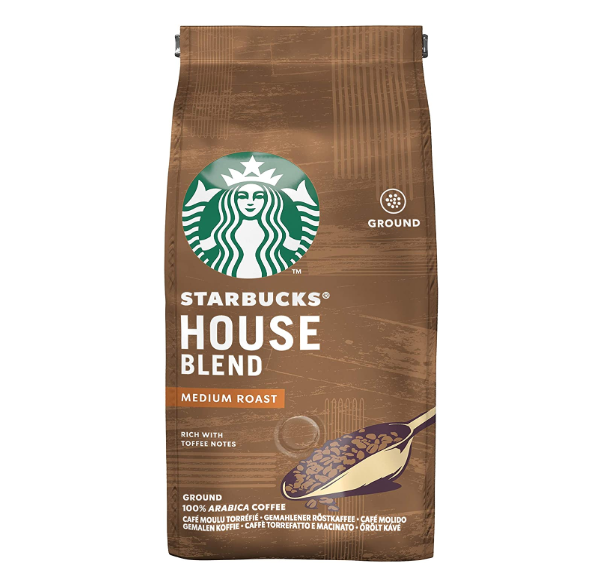 Starbucks 星巴克 House Blend 研磨咖啡粉（中度烘焙）200g*6袋200.32元