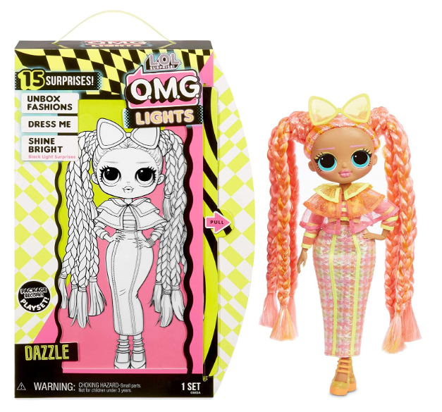 1件免邮，L.O.L. Surprise 惊喜娃娃 O.M.G. Lights系列 Dazzle盲盒183.95元