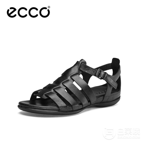降￥41新低！Ecco 爱步 Flash 闪耀系列 磨砂牛皮罗马平底凉鞋 243953新低312.91元