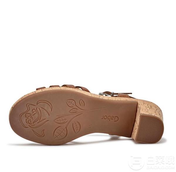 Gabor 嘉步  Comfort 系列 女士罗马粗跟凉鞋42774394.01元