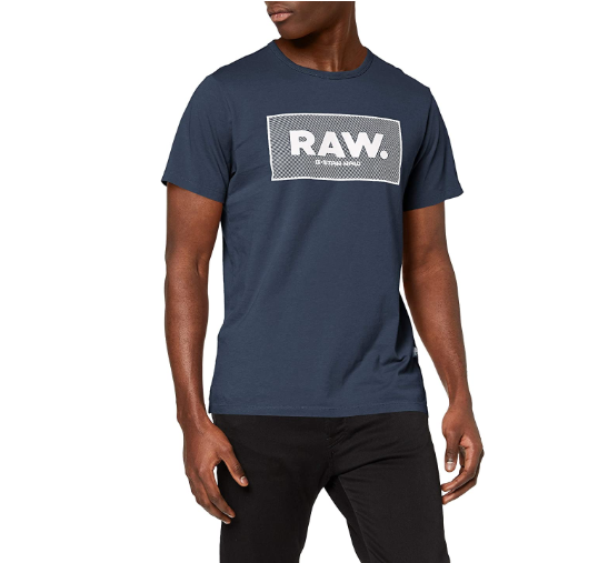 单件包邮，G-STAR RAW 2020夏季新品 男士Boxed印花短袖T恤 D16375130.72元