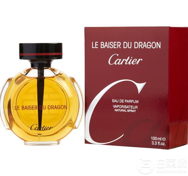 Cartier卡地亚150周年纪念，Cartier 卡地亚 龙之吻女士香水 EDP 100ml .09凑单直邮到手406元包税