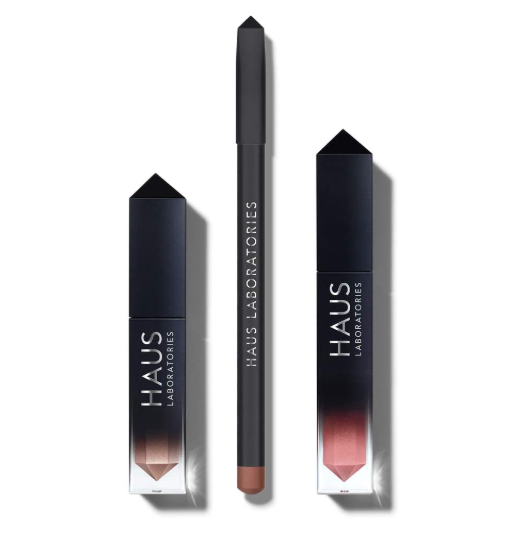 Lady Gaga彩妆品牌，Haus Laboratories 眼影唇彩唇线笔3件套新低180.99元