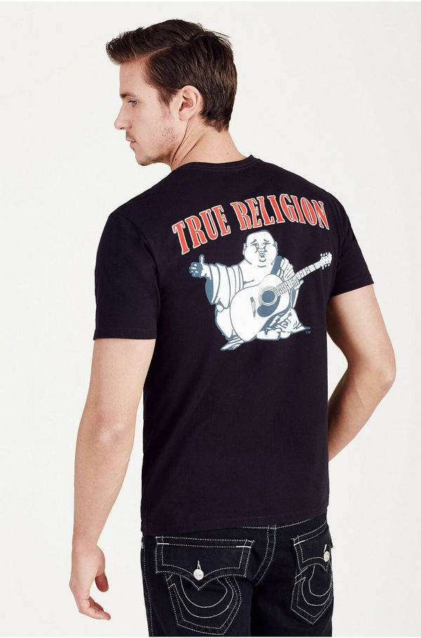 True Religion 真实信仰 男士佛像标志短袖T恤新低145.7元
