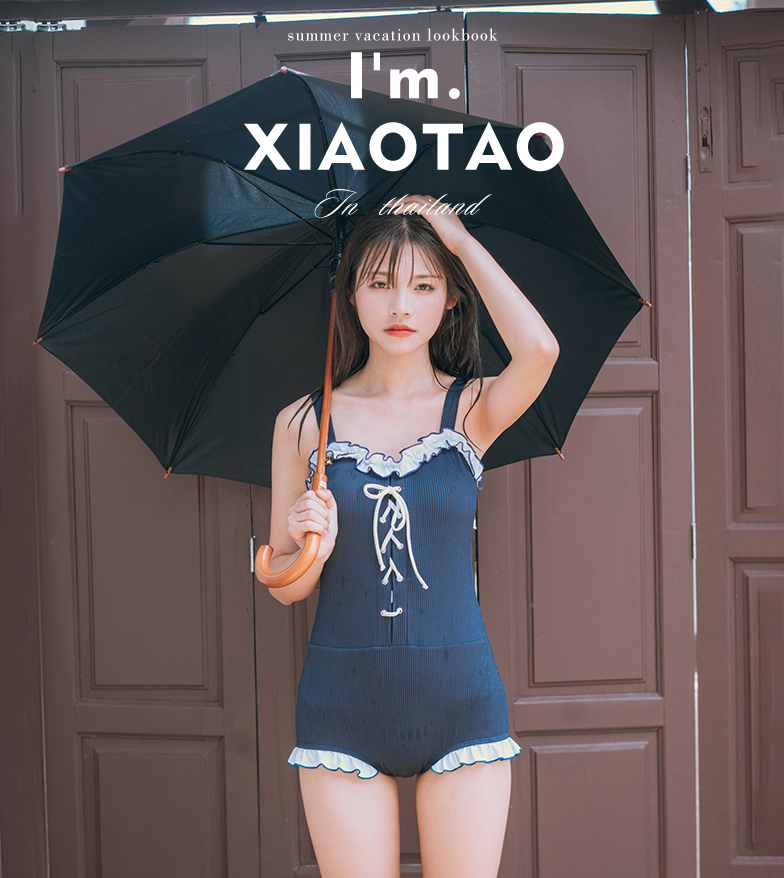 XIAOTAO 小桃 X8D09121 女士日系连体泳衣49起元包邮（需领券）