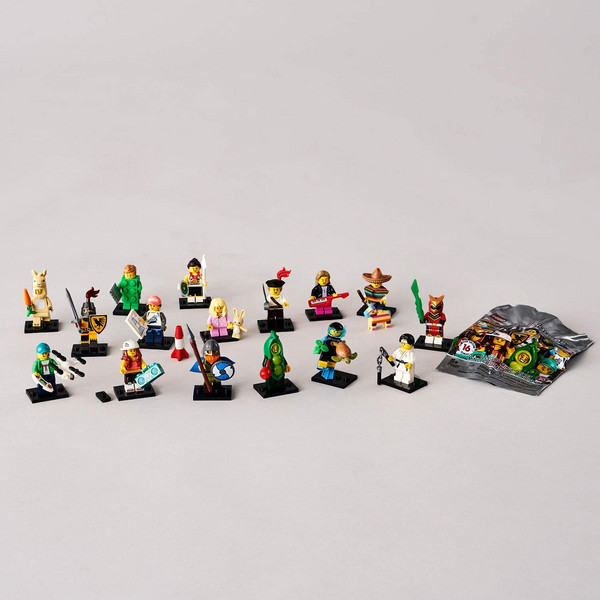 10周年纪念版，LEGO 乐高 人仔抽抽乐系列 第20季人仔套装16个 71027166.9元