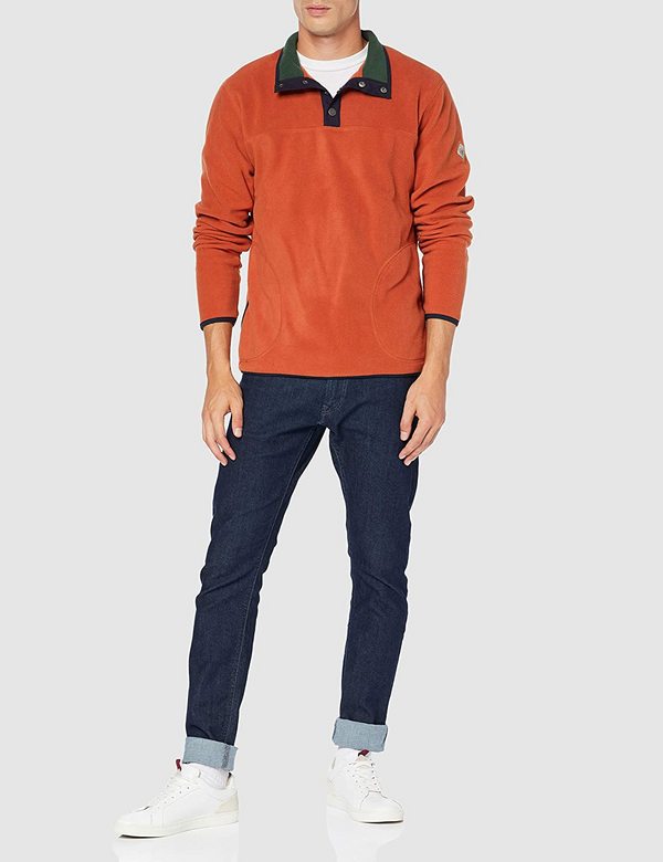 Hackett London 哈克特 男士按扣套頭抓絨上衣 HM580734213.01元