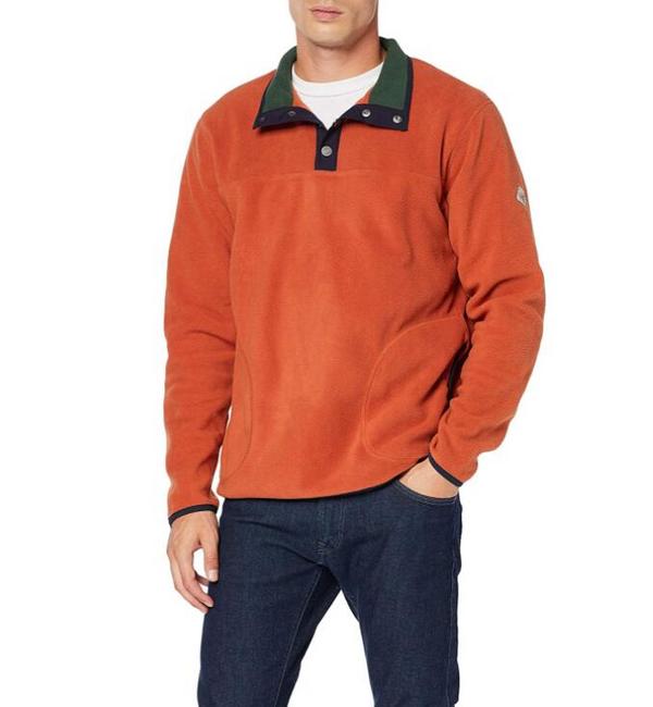 Hackett London 哈克特 男士按扣套頭抓絨上衣 HM580734213.01元
