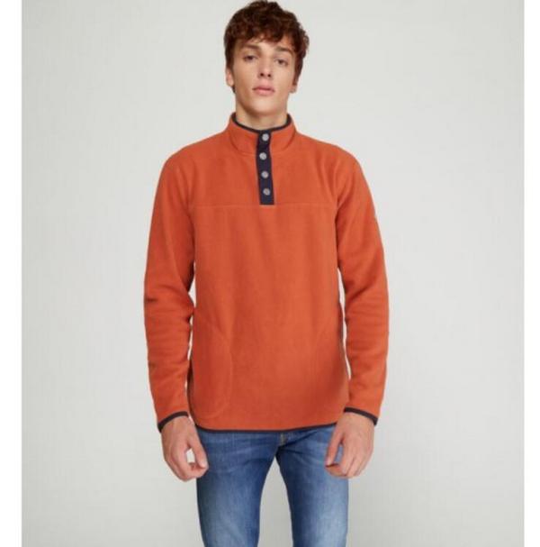 Hackett London 哈克特 男士按扣套頭抓絨上衣 HM580734213.01元
