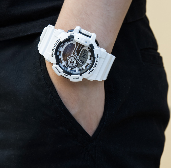 海外旗舰店出品，Casio 卡西欧 G-Shock系列 GA-400-7A 男士运动石英手表 3色592元包邮包税