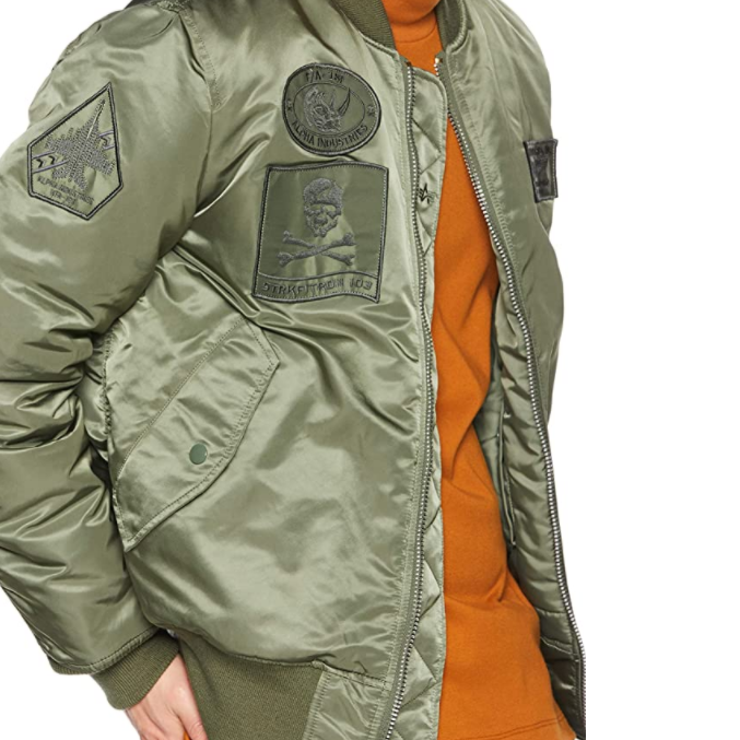 Alpha Industries 阿尔法 MA-1 男士飞行员夹克 TA0111436.53元（3件9折）