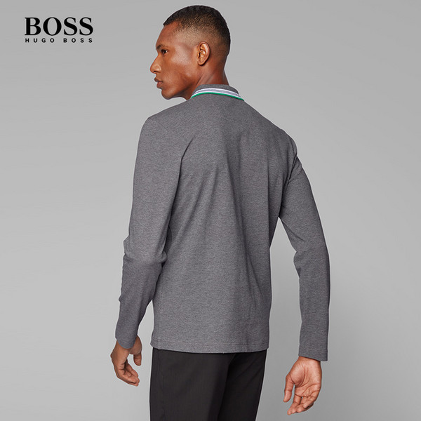 BOSS hugo boss 雨果·博斯 Plisy 男士纯棉长袖Polo衫 50272945342.08元（天猫旗舰店1110元）