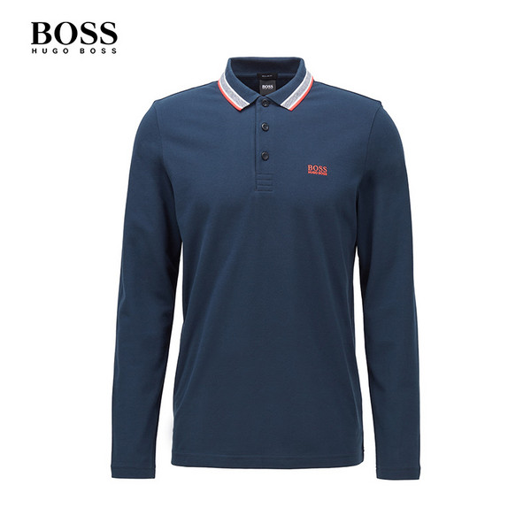 BOSS hugo boss 雨果·博斯 Plisy 男士纯棉长袖Polo衫 50272945342.08元（天猫旗舰店1110元）