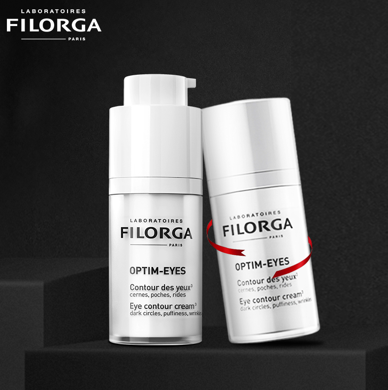 Plus会员，Filorga 菲洛嘉 360度雕塑靓丽眼霜15mL 赠360眼霜4mL*5支+按摩棒+化妆包304.25元包邮（双重优惠）
