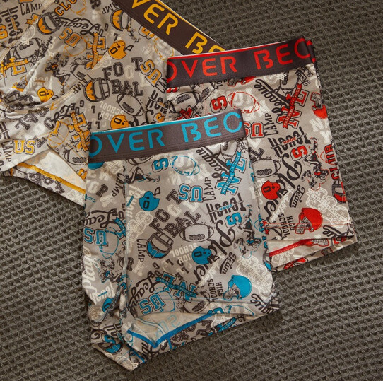 SCHIESSER 舒雅 BECOVER系列 男士棉质印花平角内裤 E9-18337T * 3件88.65元包邮（29.55元/件）