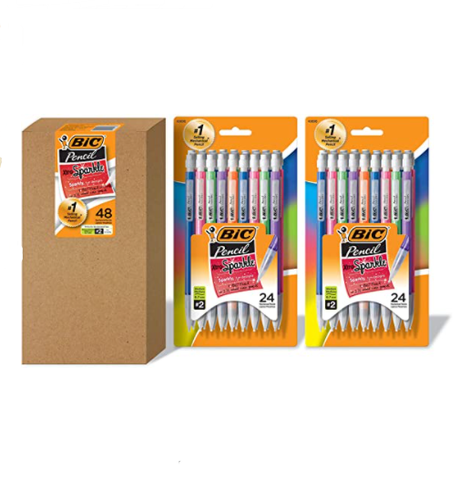 BIC 法国比克 Xtra-Sparkle 0.7mm 自动铅笔48支装新低40.61元