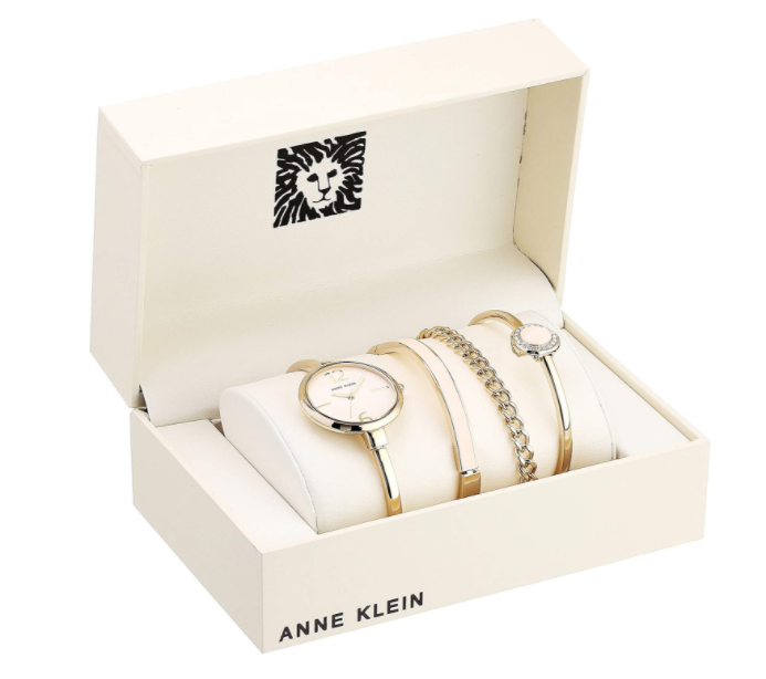 Anne Klein 安妮克莱因 AK/3290LPST 施华洛世奇 女士手链手表套装新低243.35元（可2件95折）