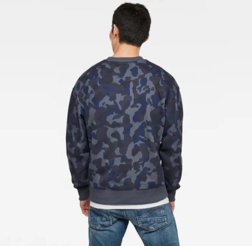 G－STAR RAW 男士圓領(lǐng)迷彩衛(wèi)衣 D17248354.73元