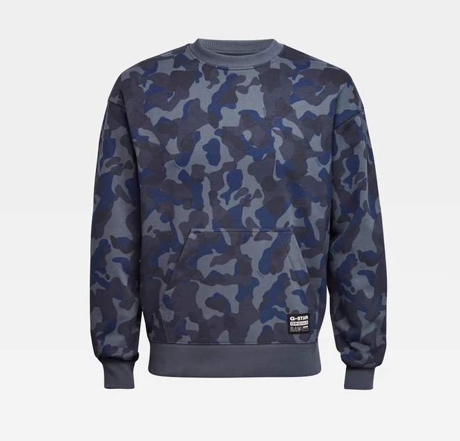G－STAR RAW 男士圓領(lǐng)迷彩衛(wèi)衣 D17248354.73元