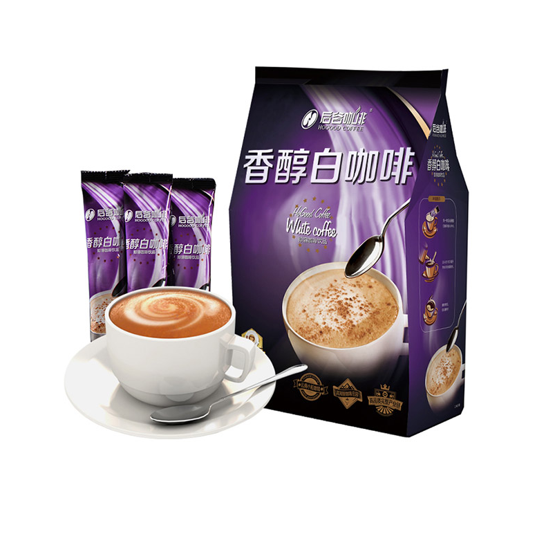 金砖五国峰会专供品牌，后谷 香醇白咖啡速溶咖啡粉 30g*20条22.9元包邮（还可买2送1）