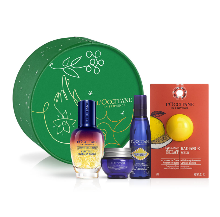 L'OCCITANE 欧舒丹 蜡菊面部护肤套装（星光瓶30ml+水30ml+霜8ml+磨砂膏6ml）€55.85凑单直邮到手447元