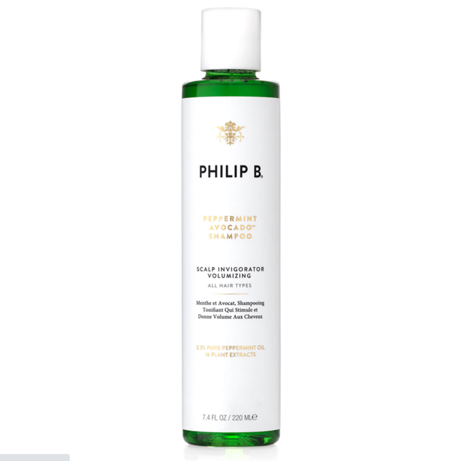 高端植物护发，明星产品 PHILIP B 薄荷鳄梨丰盈洗发露220ml  £23.36凑单免费直邮到手207元